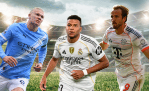 Read more about the article The Golden Boot Frontrunners: Mbappé, Kane, and Haaland Are Redefining Goal Scoring in 2025