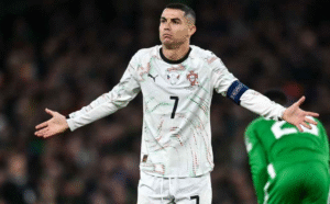 Read more about the article Ronaldo Gets His First Red Card for Portugal